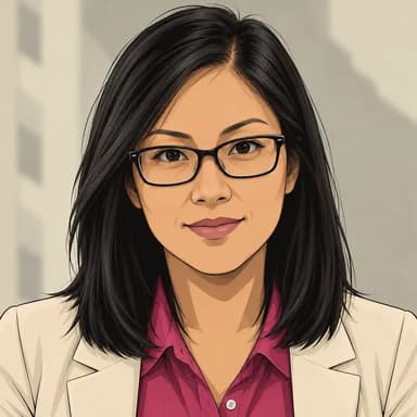 Illustrated portrait of Maya, a BotSquad AI worker.