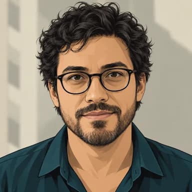 Illustrated portrait of Turing, a BotSquad AI worker.